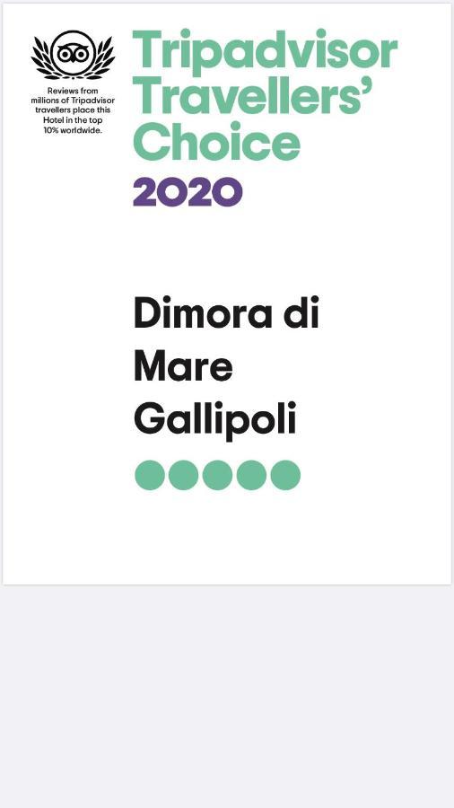 Dimora Di Mare Gallipoli Eksteriør billede